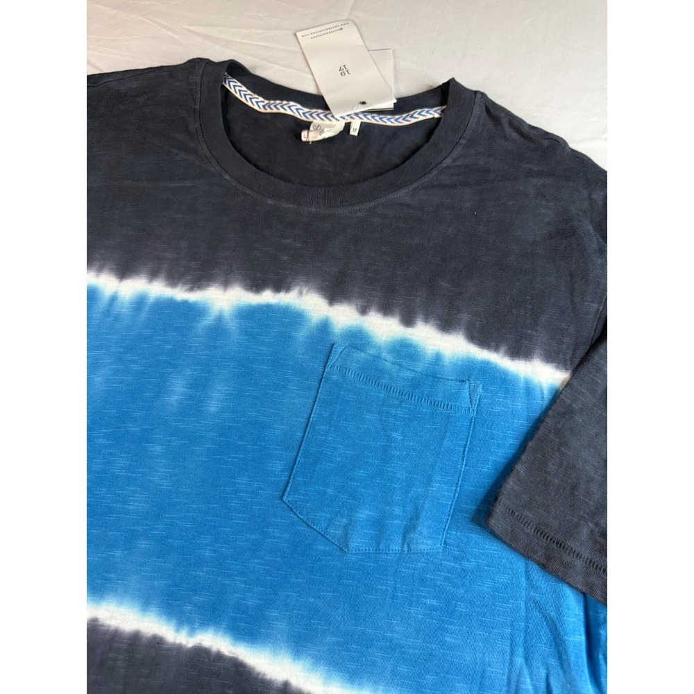 Sovereign‎ Code Mens XL Navy Blue Tie Dye Pocket T-Shirt K33991410AM NWT